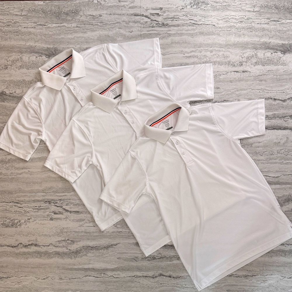 FRENCH TOAST Boys Performance Uniform Polo Shirts